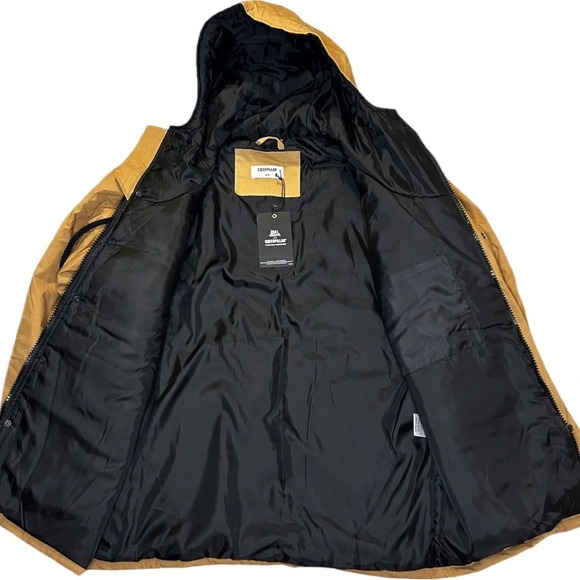 Caterpillar CAT Men’s WWR Ripstop Smock Camel Jacket Small - Picture 3 of 11